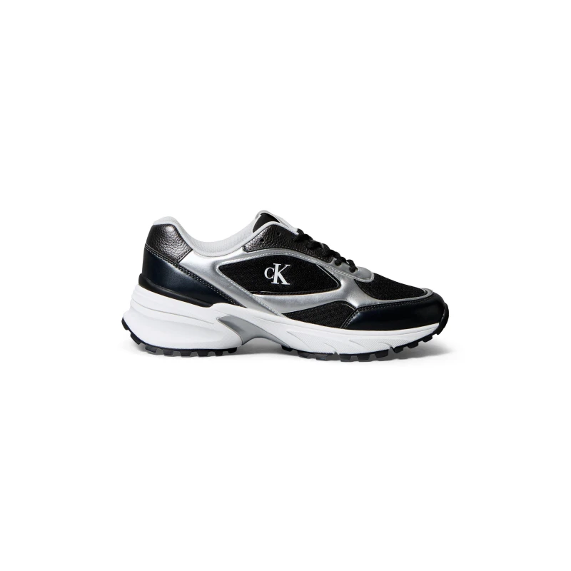 Image of Calvin Klein Mens Hike Runner Runners Black/Silver male 7 (41)