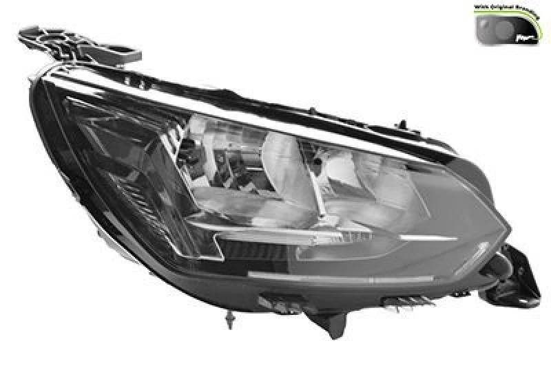 Image of VAN WEZEL Headlight VAN WEZEL 4043962V