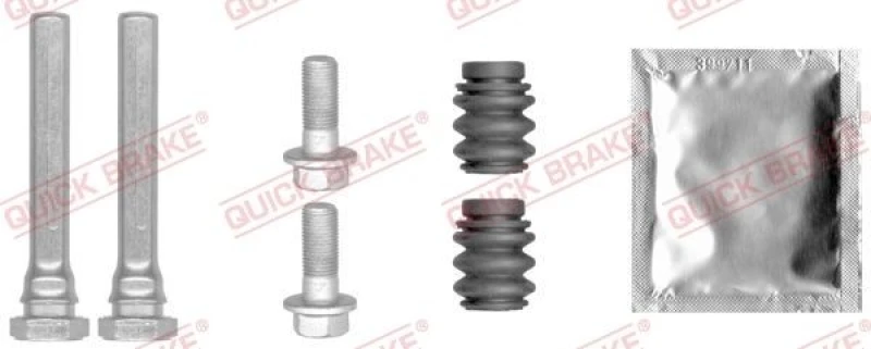 Image of QUICK BRAKE Guide sleeve kit, brake caliper QUICK BRAKE 113-1431X