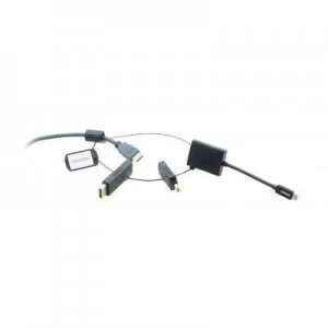 Image of Kramer Electronics AD-RING-6 cable interface/gender adapter Black
