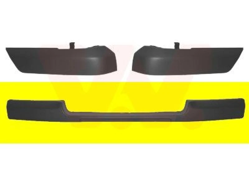 Image of VAN WEZEL Bumper cover VAN WEZEL 1611580