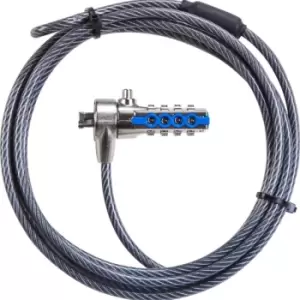 Image of Targus Defcon CL - Security cable lock - Black nickel - 2.1m