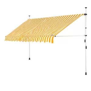 Image of Clamp Awning Yellow/White 11.5ft