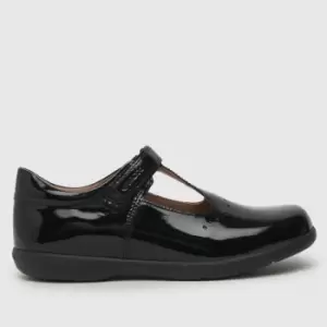 Image of Geox Black Naimara T-bar Girls Toddler Shoes
