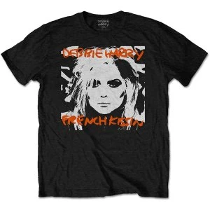 Image of Debbie Harry - French Kissin' Mens Large T-Shirt - Black
