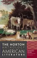 Image of norton anthology of american literature beginnings to 1820 volume a eighth