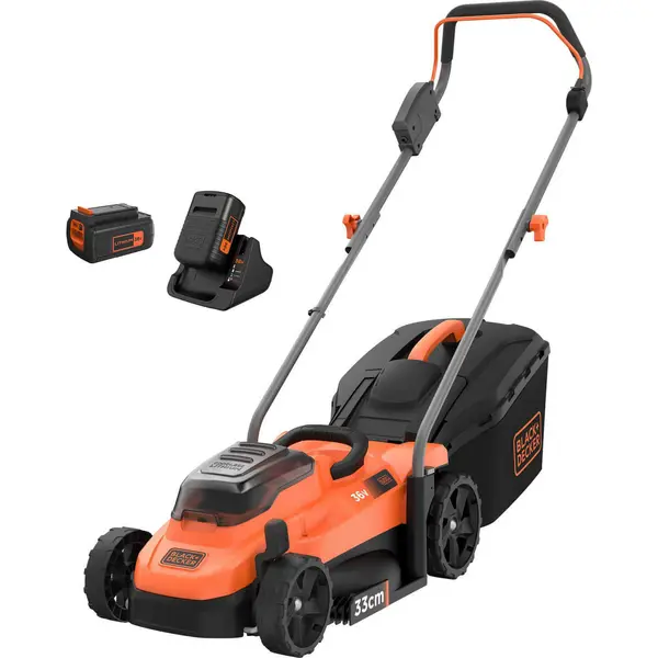 image of Black & Decker BCMW3336 36V 2 x 2Ah Li-ion Cordless Rotary Lawnmower