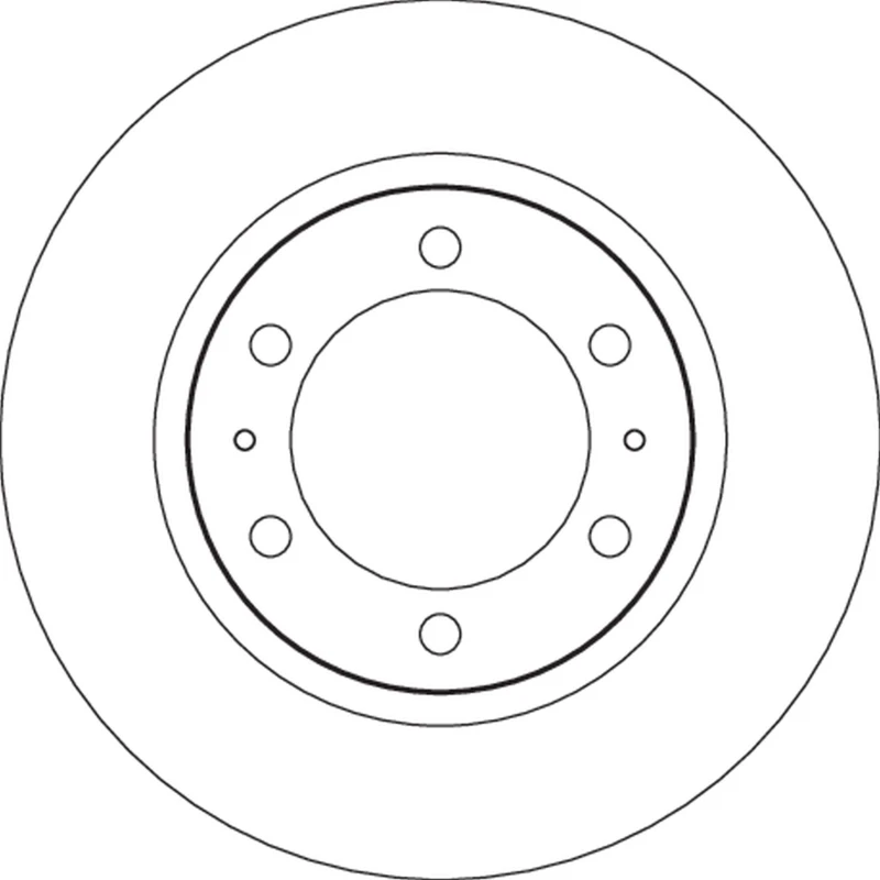 Image of Brake disc TRW DF6726S