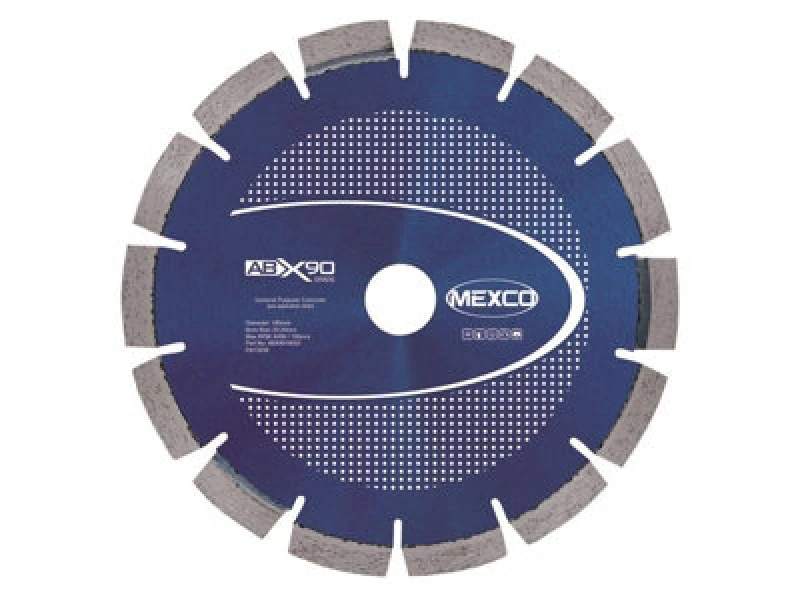 Image of Mexco Abx9018022 Abrasive Materials X90 Grade Diamond Blade 180 X 22mm Mexabx90180