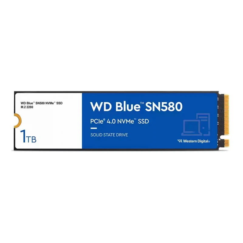 Image of Western Digital Blue SN580 M.2 500 GB PCI Express 4.0 TLC NVMe