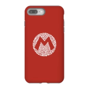 image of Nintendo Super Mario Mario Items Logo Phone Case - iPhone 8 Plus - Tough Case - Gloss