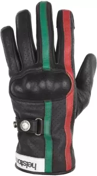 image of Helstons Eagle Air Motorcycle Gloves, black-green, Size 2XL, black-green, Size 2XL