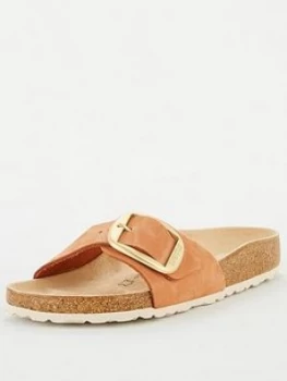 image of Birkenstock Madrid Big Buckle Flat Sandal - Brandy