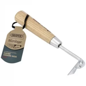 Image of Draper Heritage Stainless Steel Onion Hoe With Ash Handle