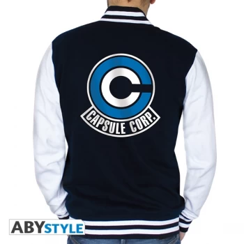 Image of Dragon Ball - Capsule Corp Mens XX-Large Hoodie - Navy/White