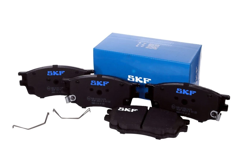 Image of SKF VKBP 80619 A Brake pad set with acoustic wear warning Brake Pad Set,disc brake (402)