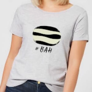 Image of Bah Humbug Womens T-Shirt - Grey - 3XL
