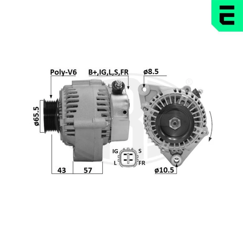 Image of ERA Alternator ERA 209663A