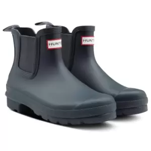 Image of Hunter Womens Original Chelsea Boots Navy UK 5