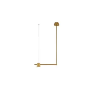 Image of Kalyvia Ceiling Pendant Light 7W LED 3000K Metal Brass Color