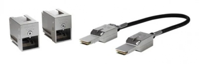 Image of Cisco C9200-STACK-KIT-RF InfiniBand/fibre optic cable 0.5 m SFP Black.