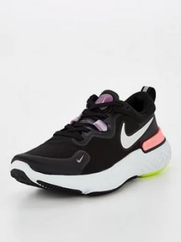 image of Nike React Miler - Black/Grey/Pink