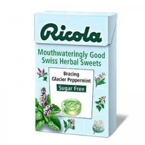 image of Ricola Bracing Glacier Peppermint Sugar Free 45g