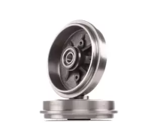 Image of RIDEX Brake Drum 123B0071 Rear Brakes,Drum Brake PEUGEOT,CITROEN,206 Schragheck (2A/C),206 SW (2E/K),106 II Schragheck (1A_, 1C_),206 Stufenheck