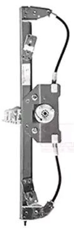 Image of VAN WEZEL 1607263 Window regulator Left Front, Operating Mode: Electric, without electric motor Window Winder (1561)