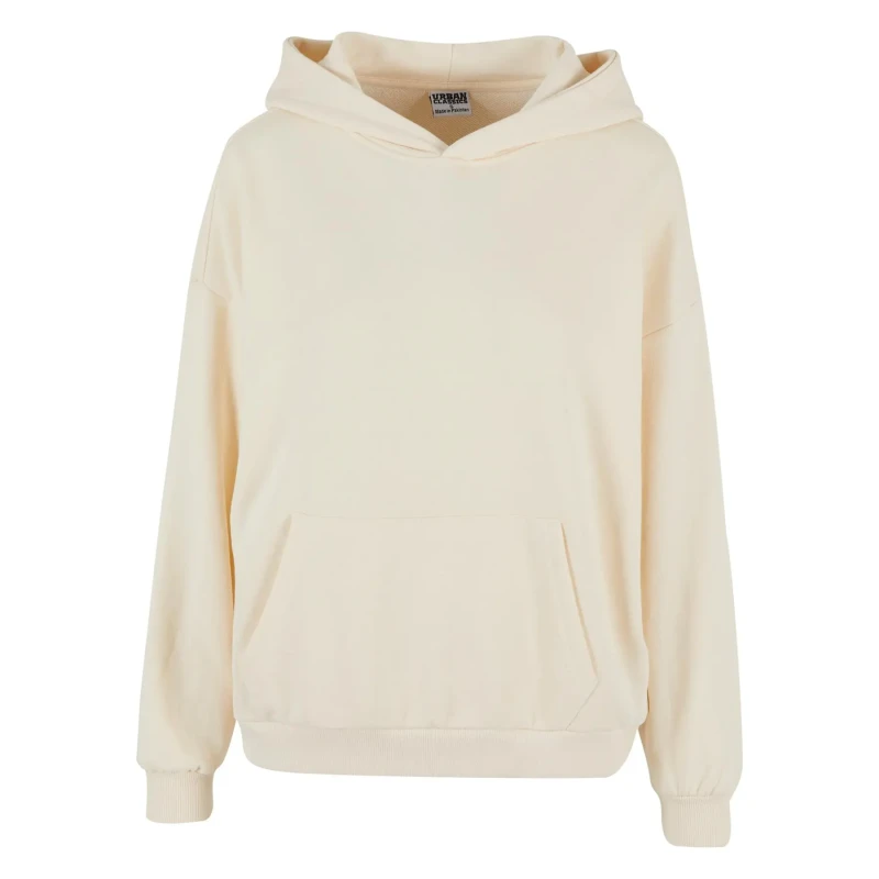 Image of Urban Classics Womens oversized hoodie Urban Classics Light Terry Blanc Female L