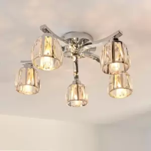 Image of Ensora Lighting Ria 5Lt Semi Flush Light Fitting