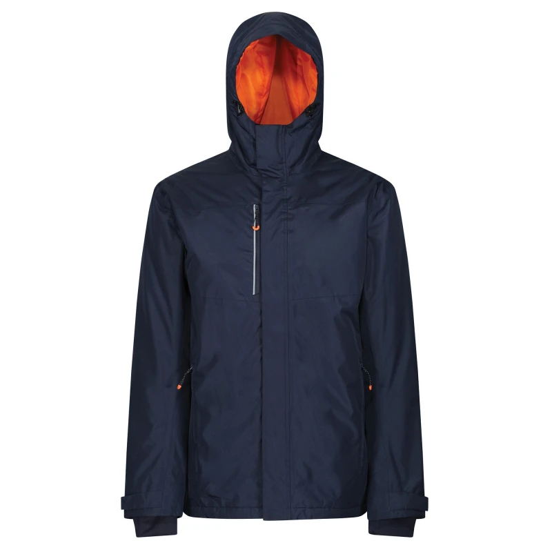 Image of Regatta Professional Mens Heated Waterproof Jacket in Dark Navy Size: Small Dark Navy Male S
