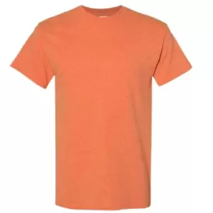 Image of Gildan Mens Heavy Cotton Short Sleeve T-Shirt (S) (Sunset)