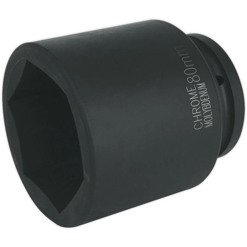 Image of Loops 80mm Forged Deep Impact Socket - 1" Sq Drive - Chromoly Wrench Socket Multi