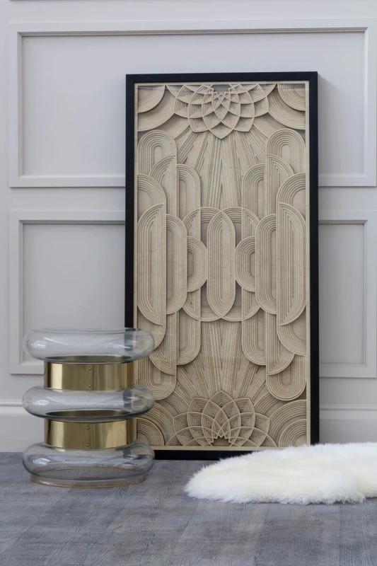 Image of Orsina Deco Wood Carving Wall Art Modello