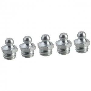 Image of Faithfull Grease Nipple Straight M10 x 1.5 (Pack 5)