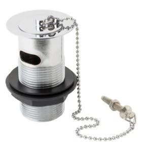 Image of BQ Slotted basin waste with plug chain
