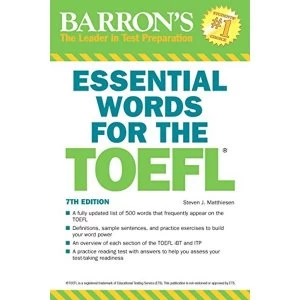Image of Essential Words for the TOEFL, 7th Edition by Steven J. Matthiesen (Paperback, 2017)