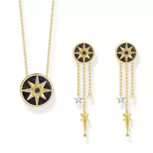 image of THOMAS SABO Gold Plated Magic Star Jewellery Set