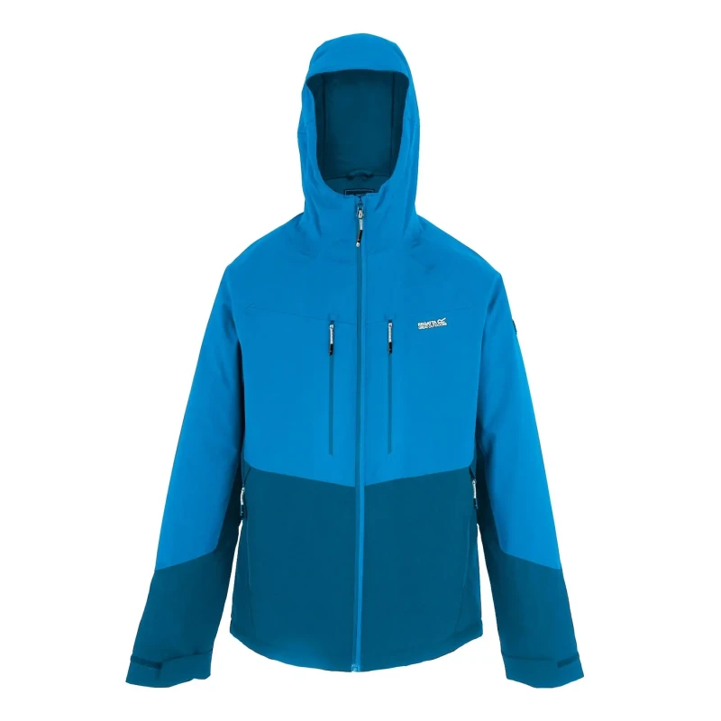 Image of Regatta Men Highton Stretch Padded Insulated Jacket in Blue Size: large Blue L Male 5063516129899