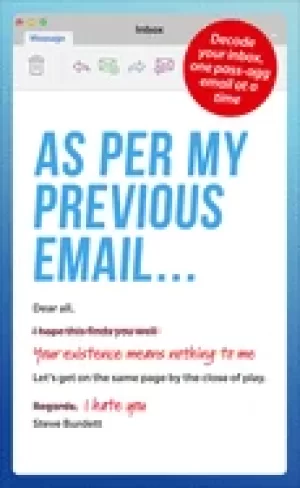 Image of as per my previous email decode your inbox one pass agg message at a time