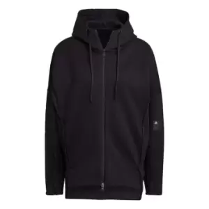 Image of adidas Mission Victory Loose Fit Full-Zip Hoodie Womens - Black
