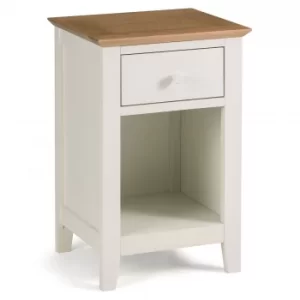 Image of Salerno Shaker Bedside Table White