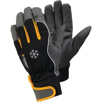 Image of 9122 Tegera Pro Microthan+ Black/Grey Cold Resistant Gloves - Size 7