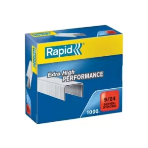 Rapid SuperStrong Staples 924 1000 - Outer carton of 5