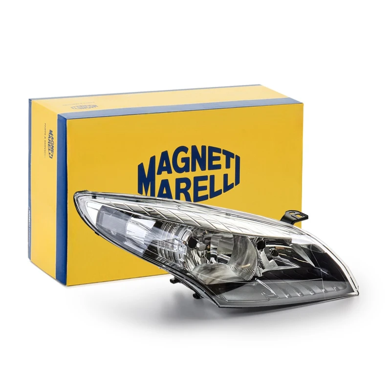 Image of MAGNETI MARELLI 711307024125 Headlights Right, without bulbs, Halogen Headlight (259)