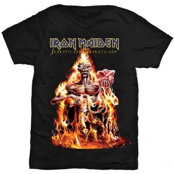 image of Iron Maiden CM EXL Seventh Son Mens X-Large T-Shirt - Black