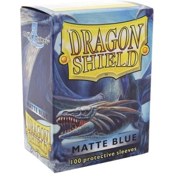 Image of Dragon Shield Matte Standard Size Protective Sleeves - 100pk (Blue)