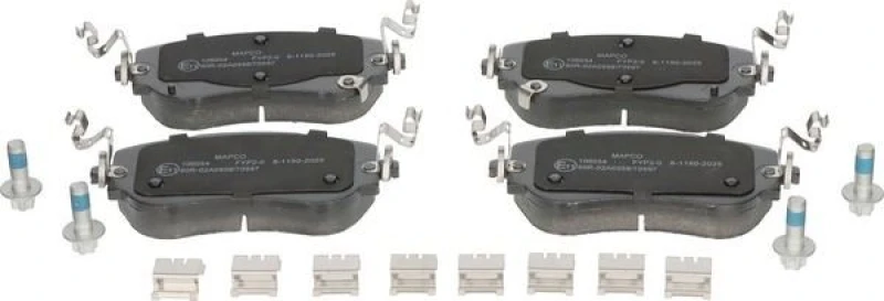 Image of Brake pad set MAPCO 106054