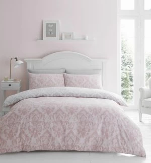 Image of Catherine Lansfield Damask Easycare Bedding Set - Double